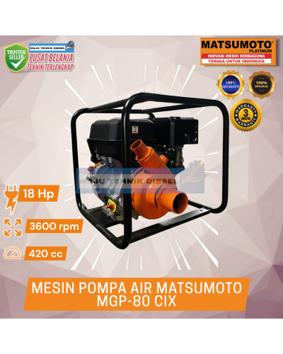 Mesin Pompa Air Turbo Pump Matsumoto MGP 80 CIX